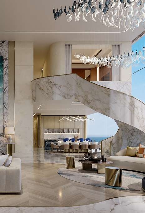 One Crescent Palm interior 3