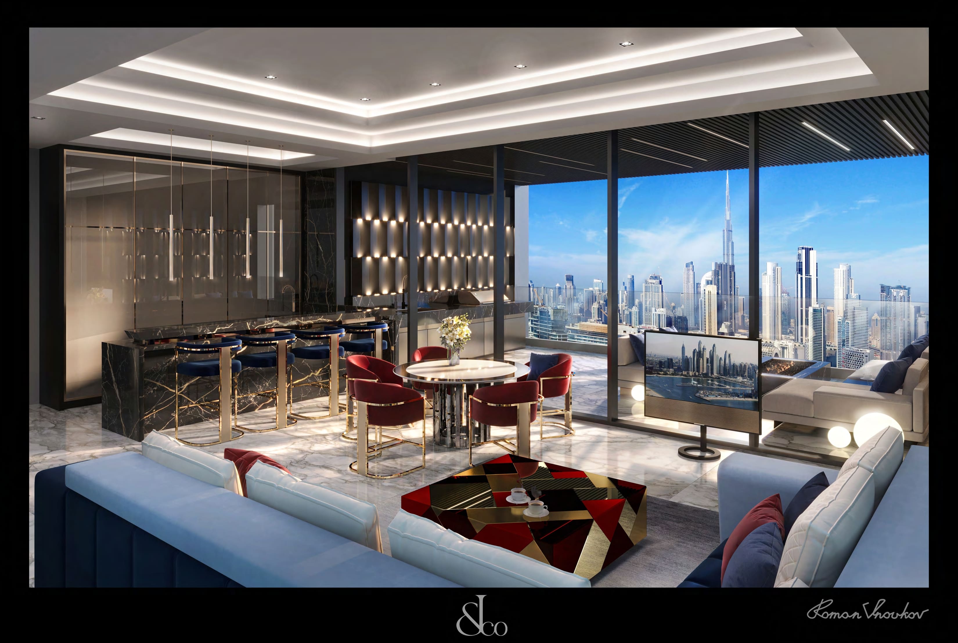 Burj Binghatti Jacob and Co Residences interior 4