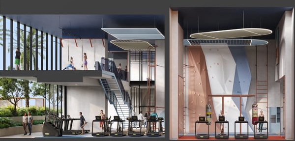 State-of-the Art Gym with Mezzanine amenity image