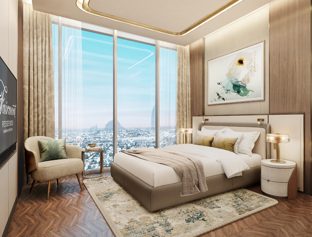 Fairmont Residences Dubai Skyline interior 10
