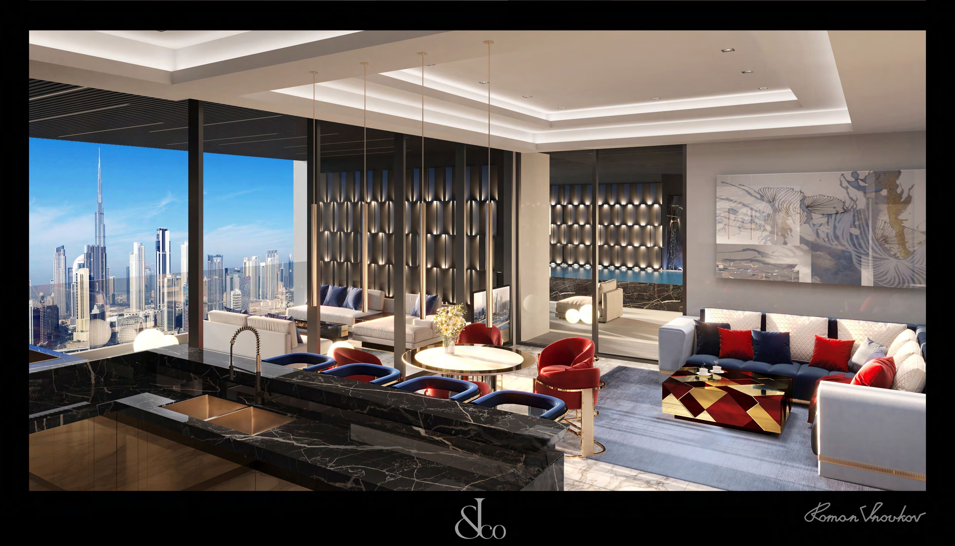 Burj Binghatti Jacob and Co Residences interior 9