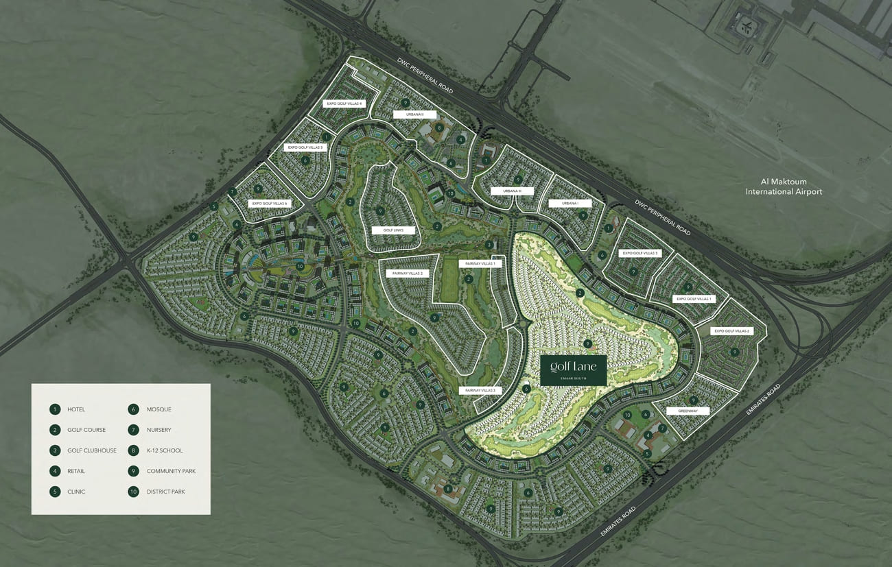 Golf Lane master plan 1