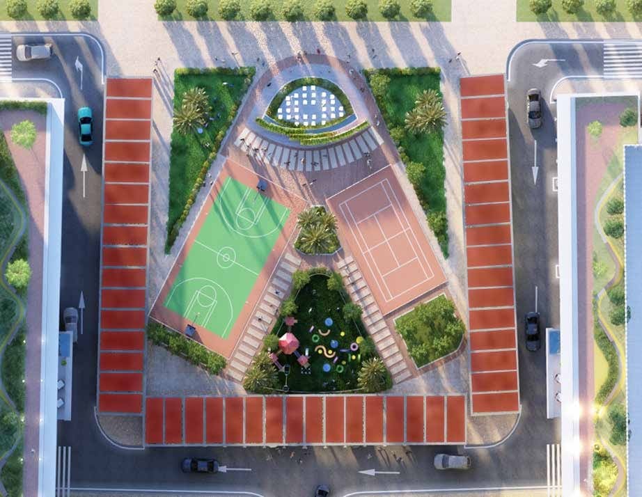 Premium Tennis & Basketball Court amenity image