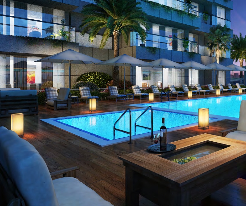 Outdoor swimming pool amenity image