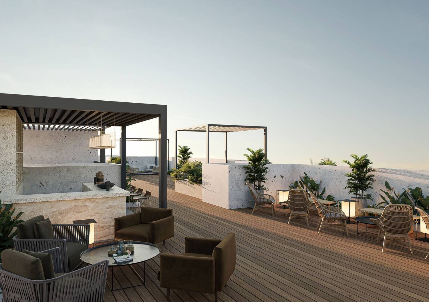 BBQ Area with a Party Place on Terrace amenity image