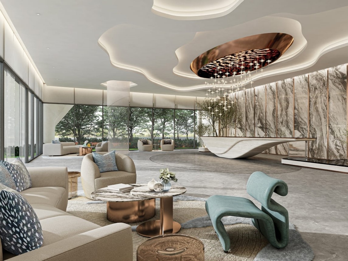 15 Cascade Featured by Versace Ceramics lobby 1