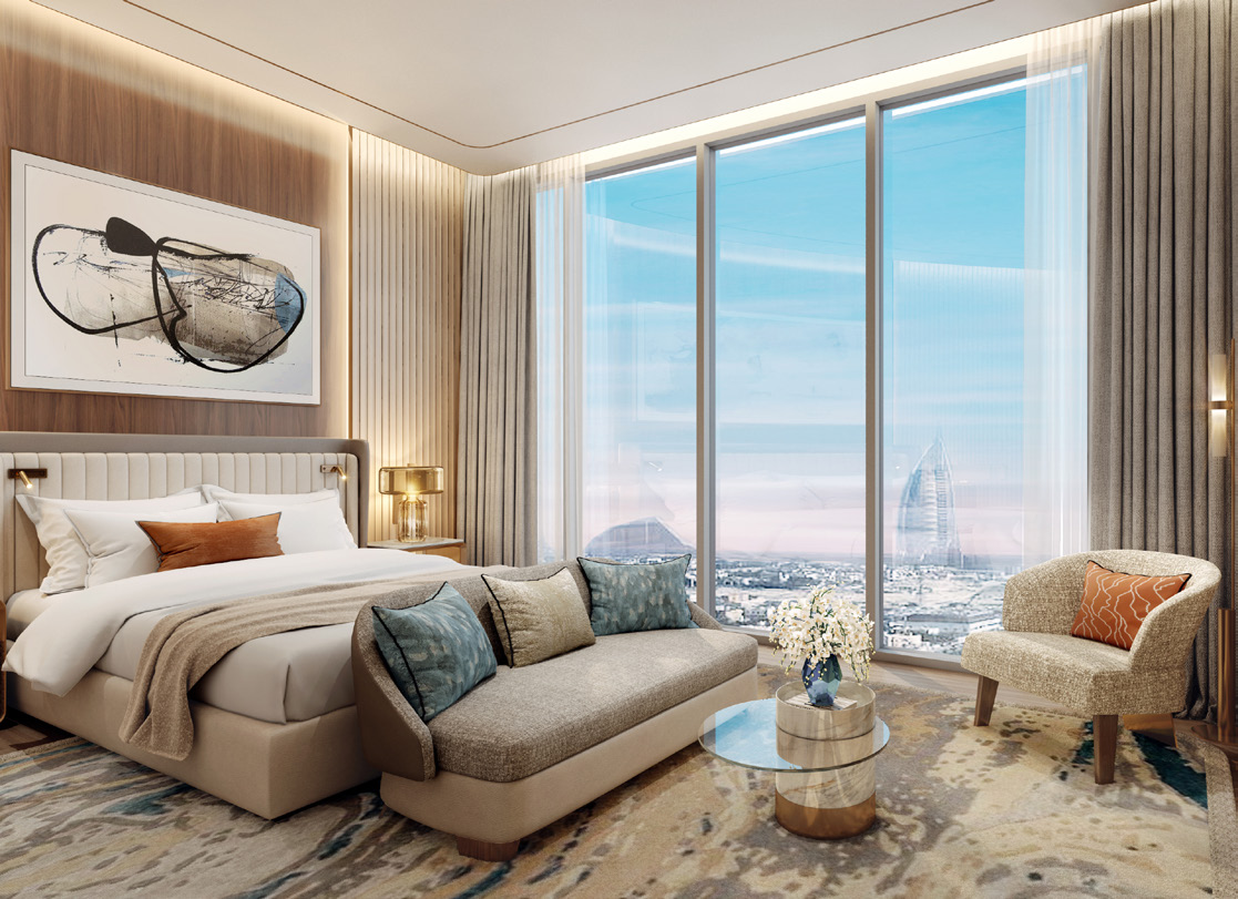 Fairmont Residences Dubai Skyline interior 8