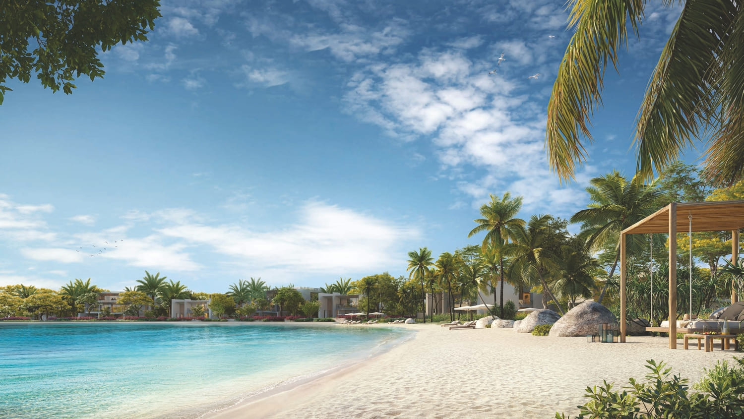 Direct access to private beach amenity image