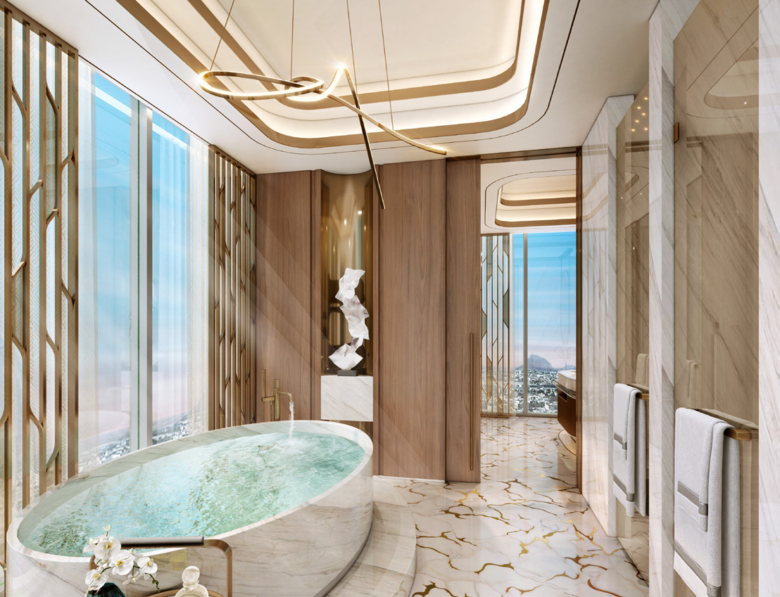 Fairmont Residences Dubai Skyline interior 7