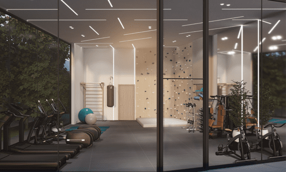 Access to shared gym with high end equipment amenity image