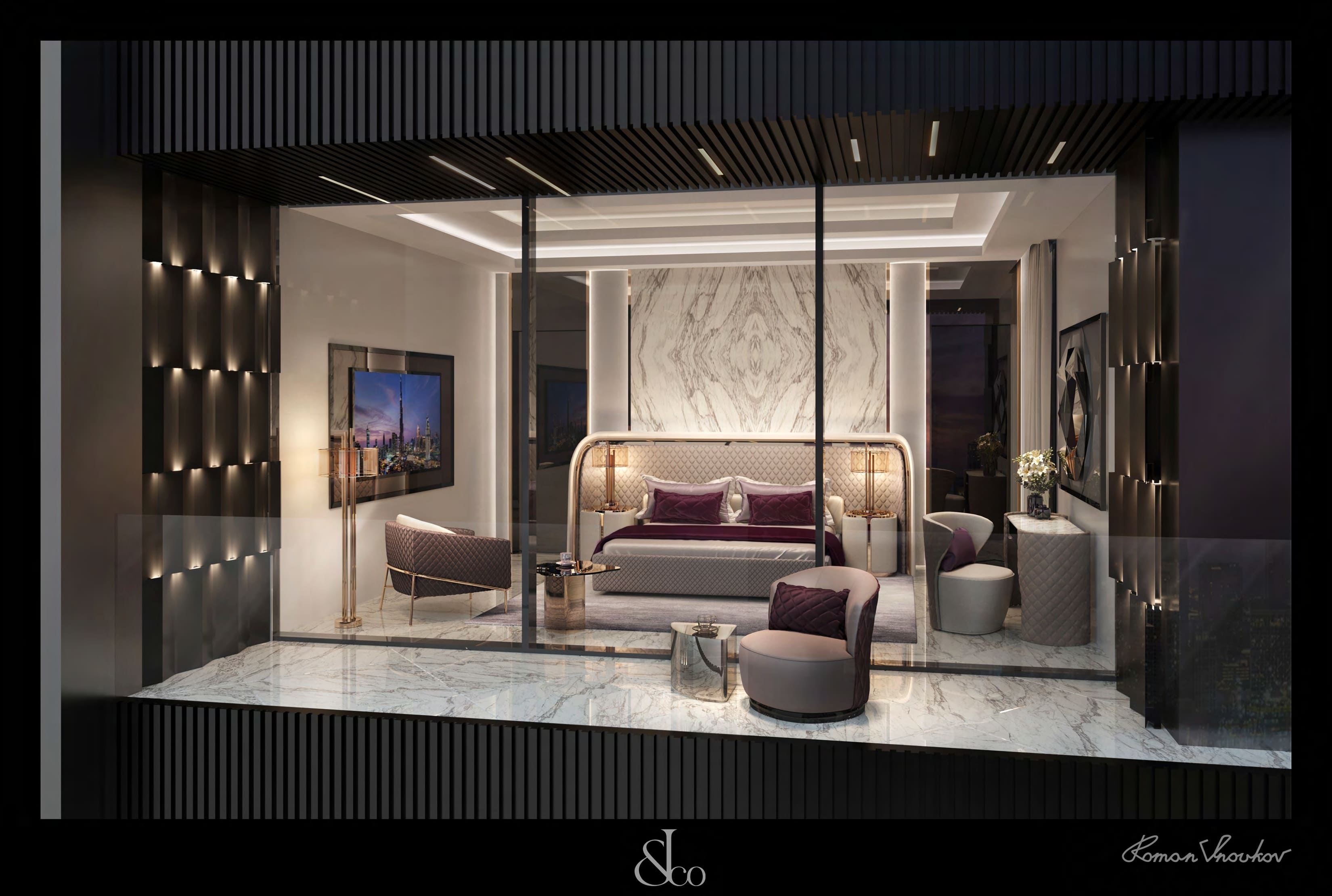 Burj Binghatti Jacob and Co Residences interior 1