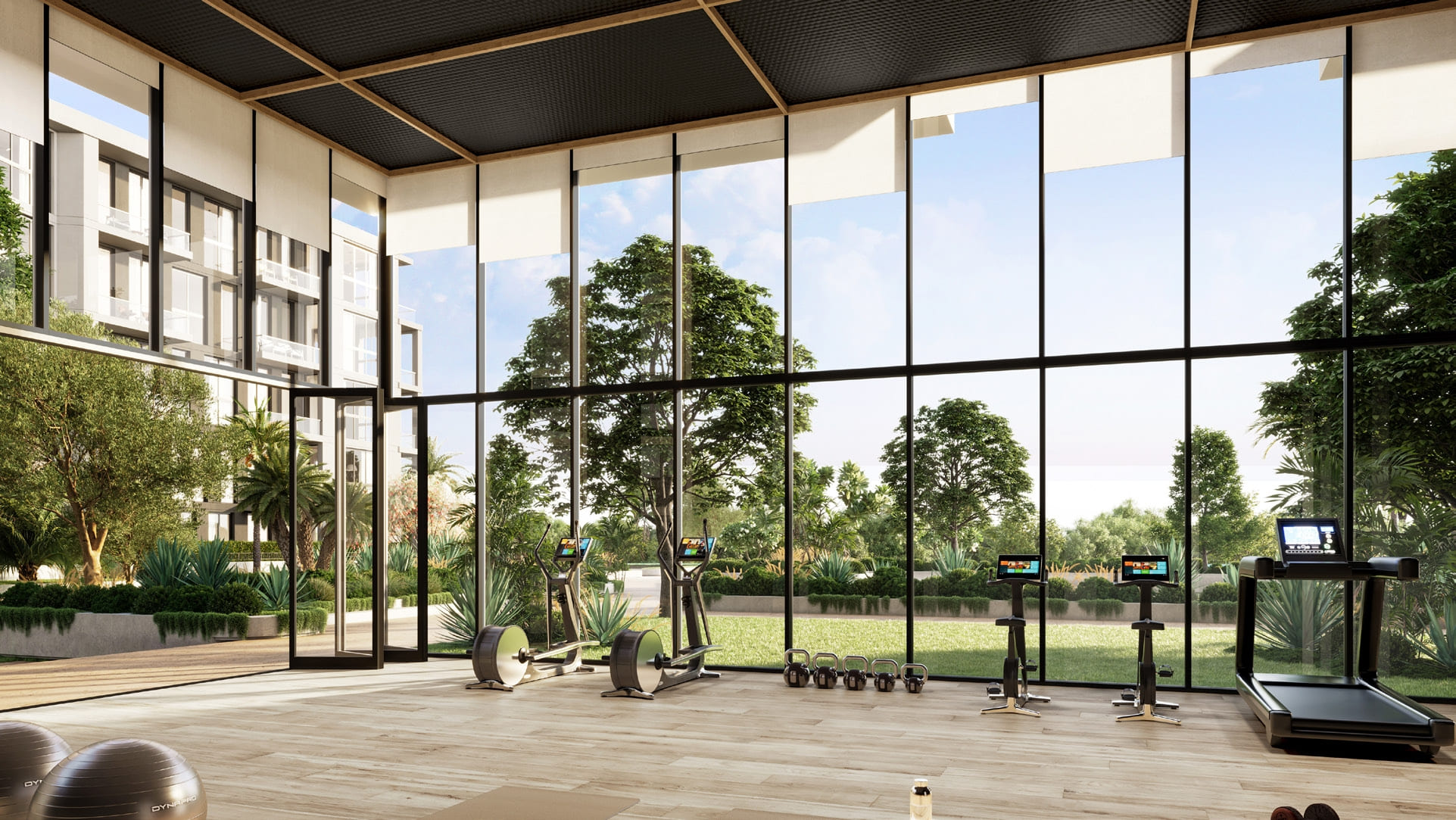 Indoor & outdoor gym amenity image
