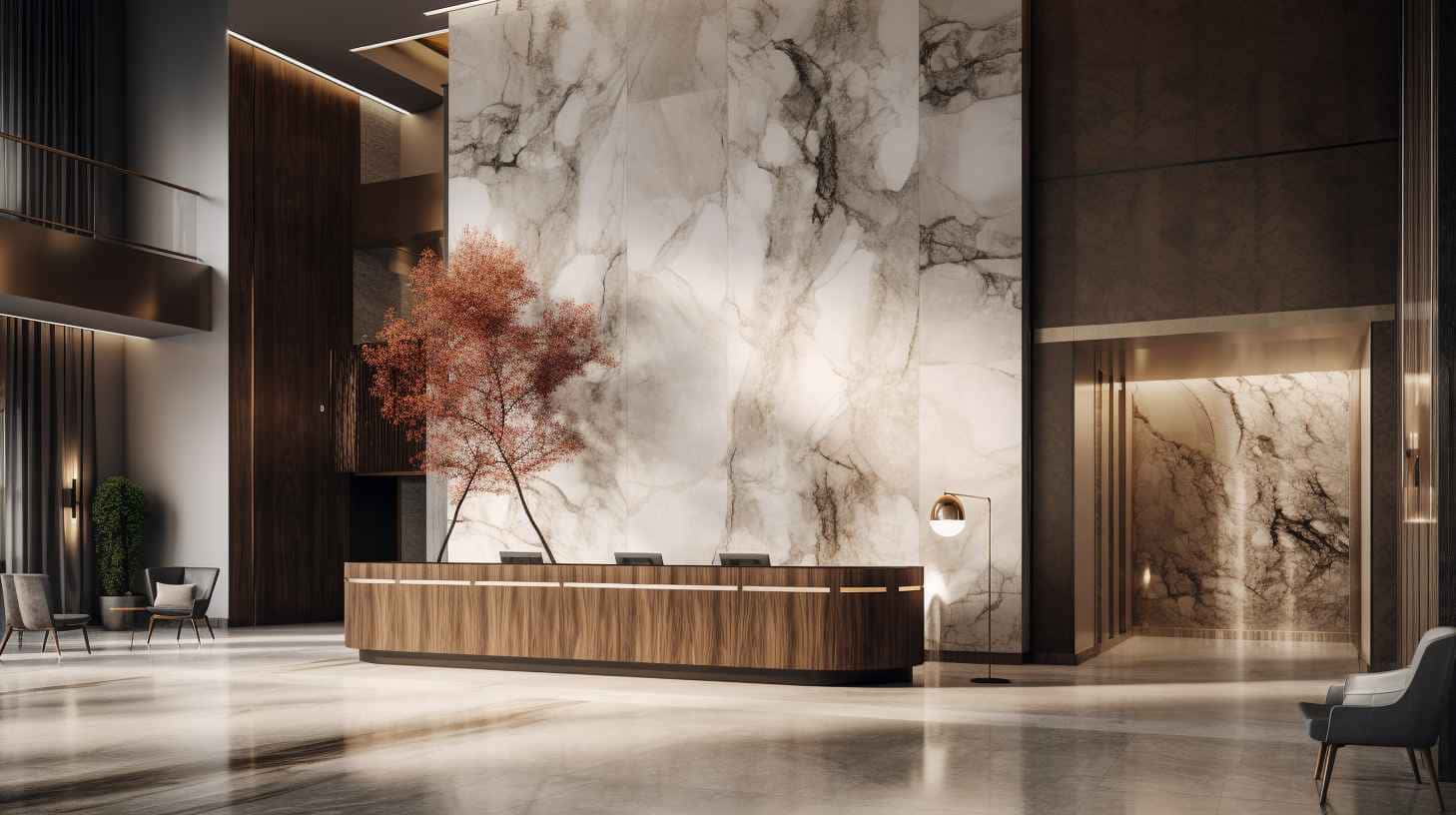 Marriott Residences JVC lobby 1