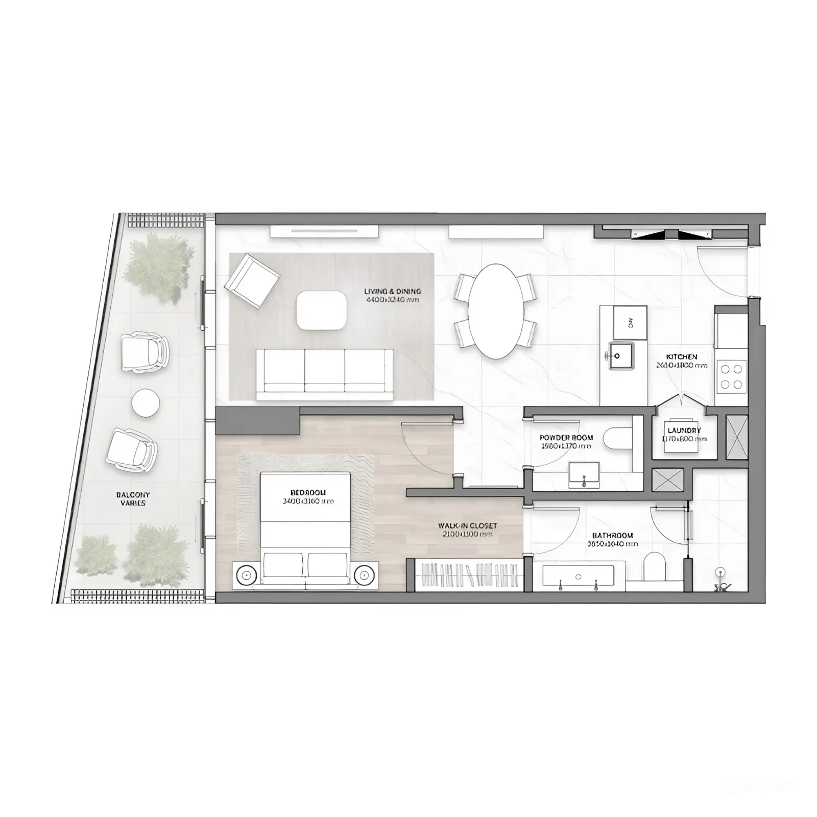 Apartments plan