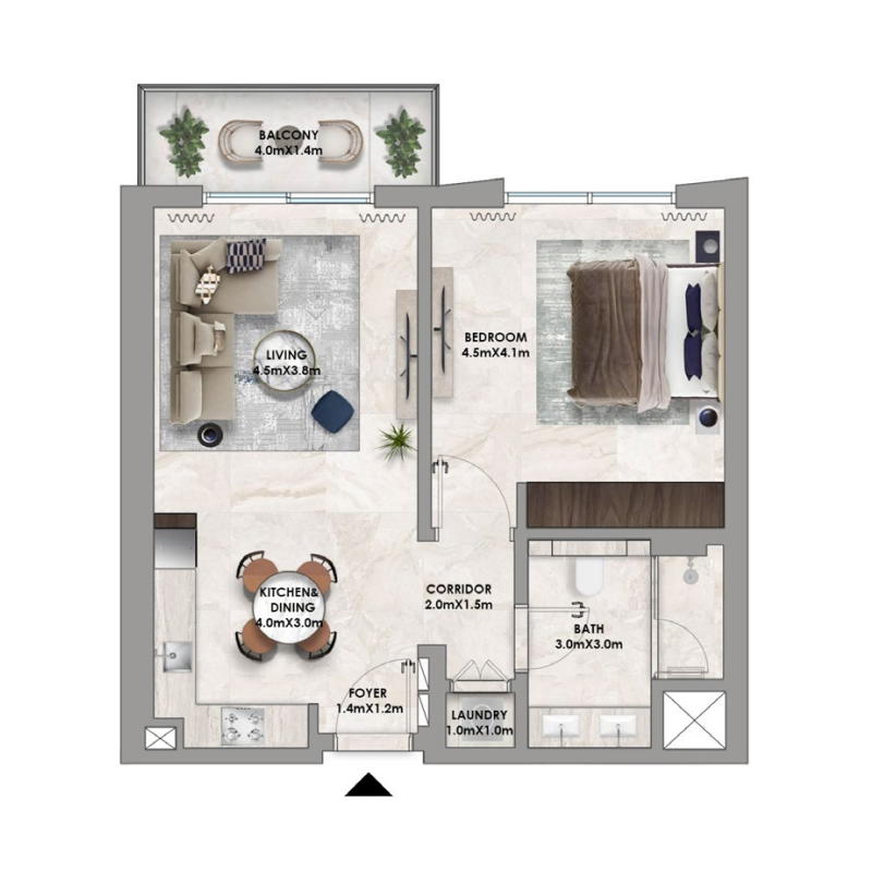 Apartments plan