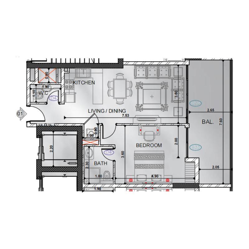 Apartments plan