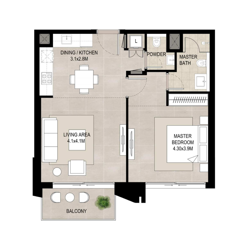 Apartments plan