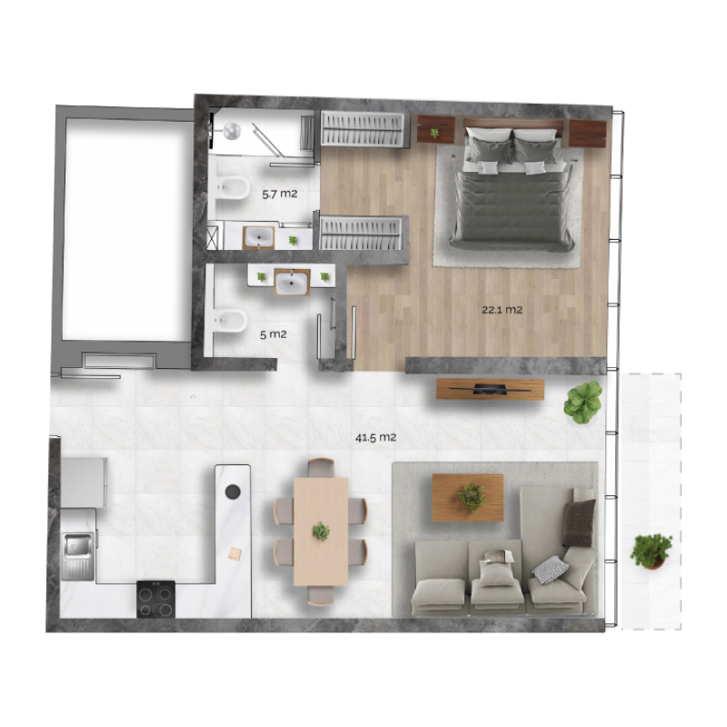 Apartments plan