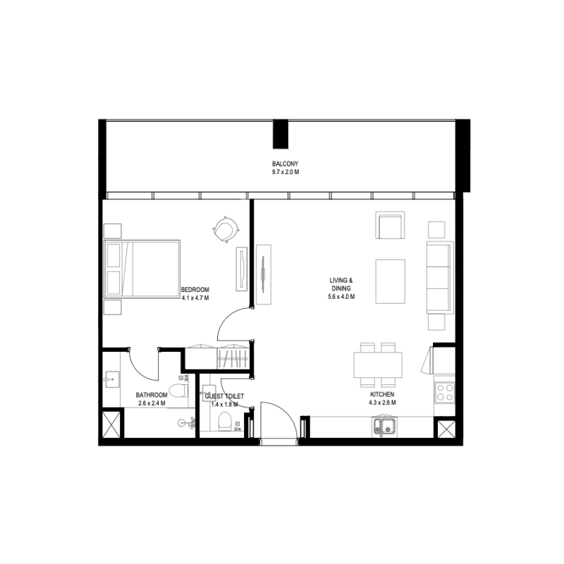Apartments plan