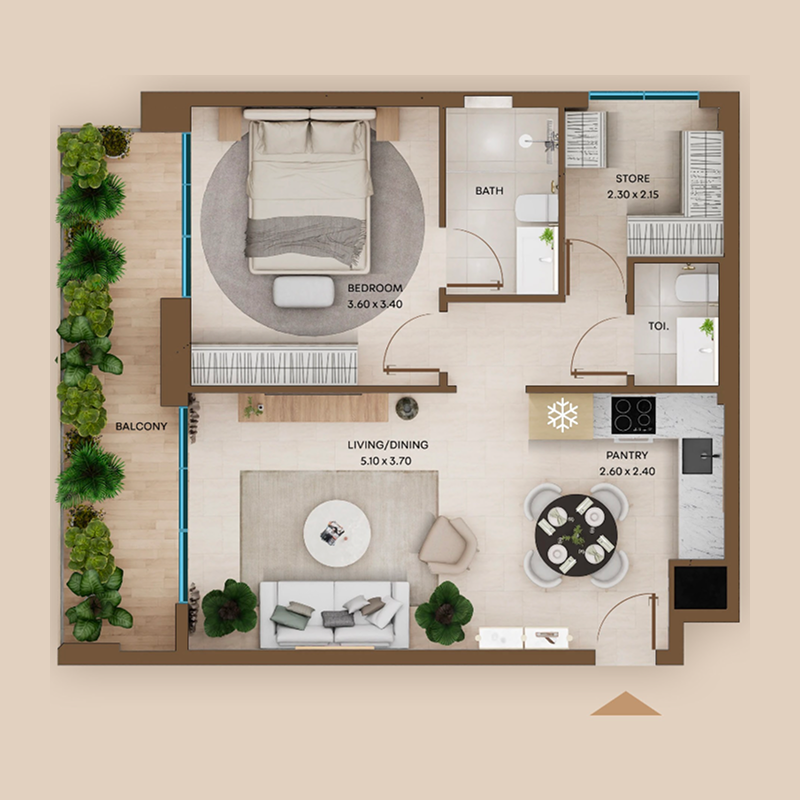 Apartments plan