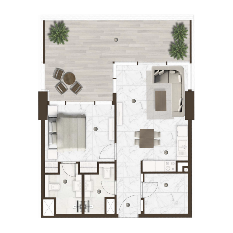 Apartments plan