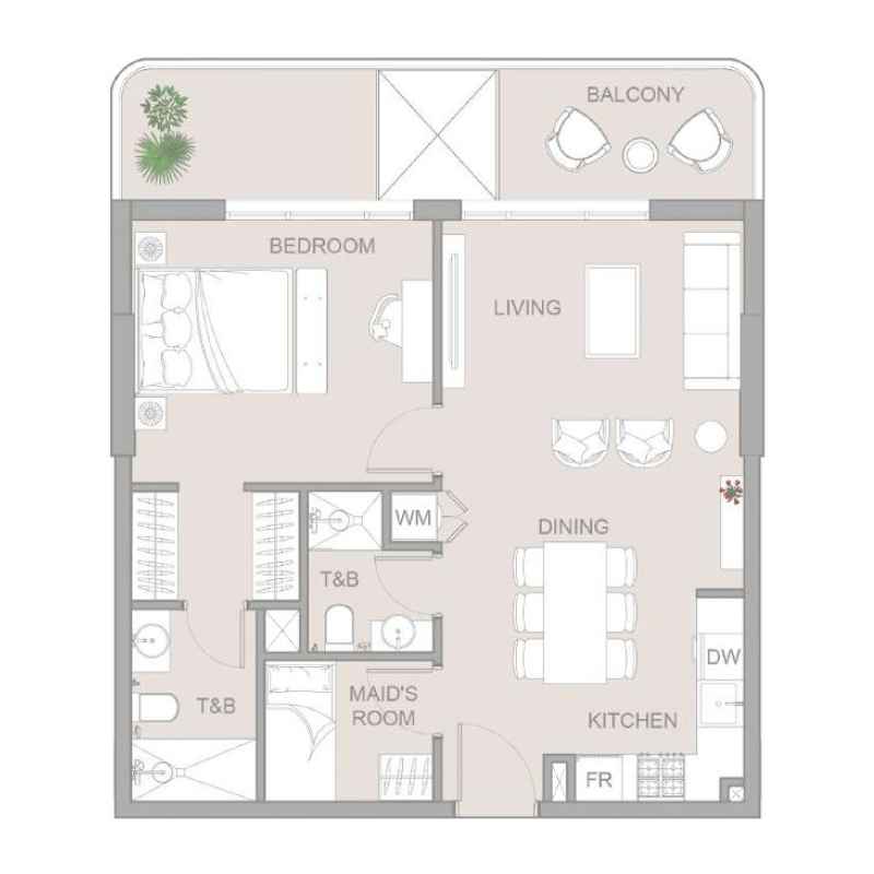 Apartments plan