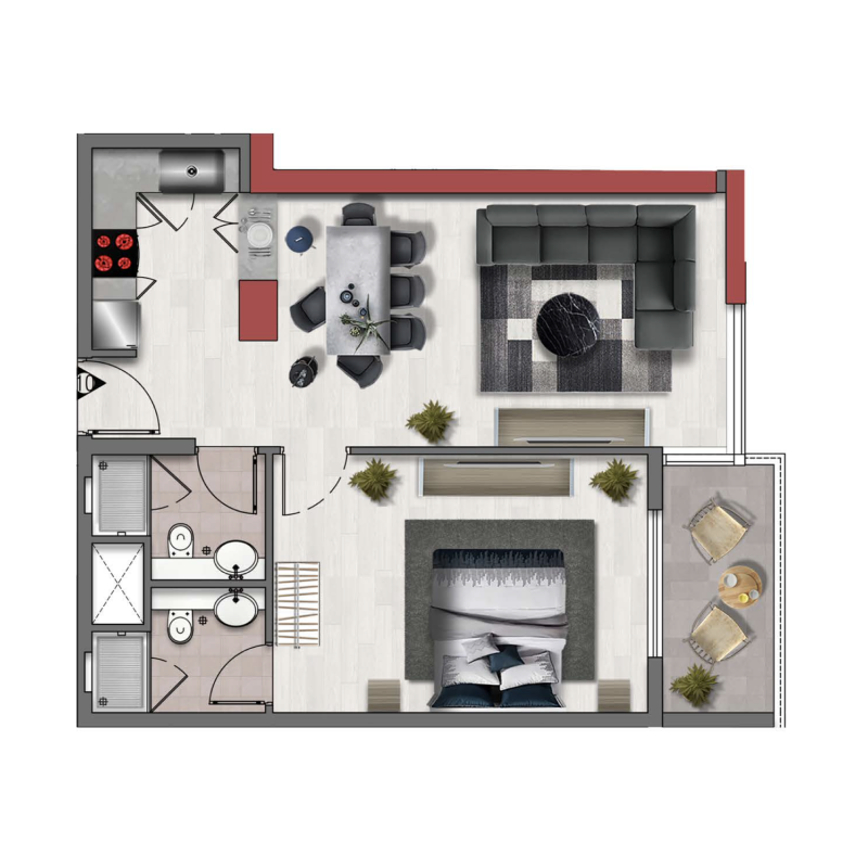 Apartments plan