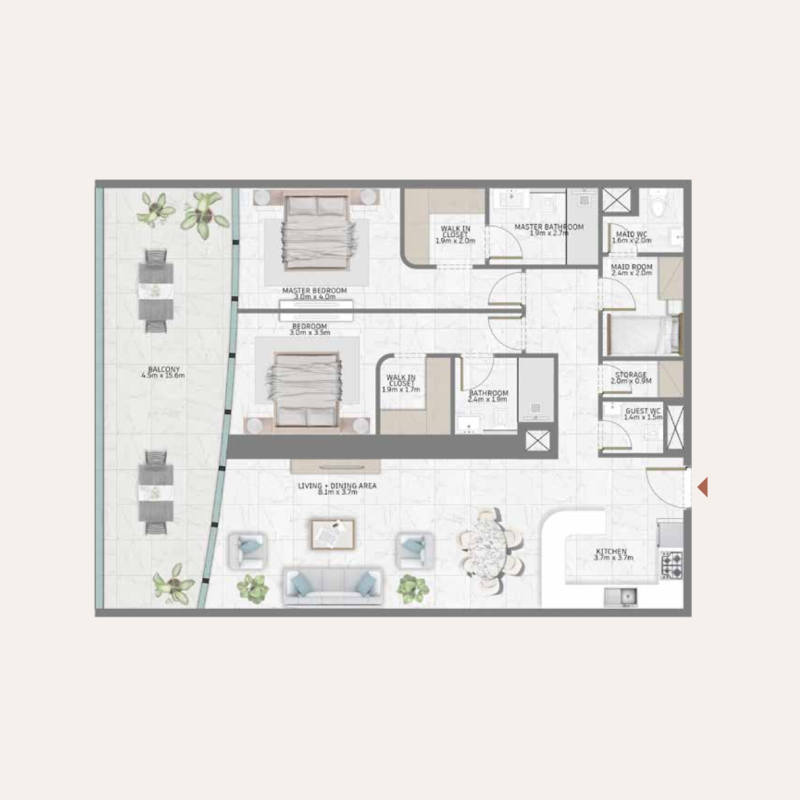 Apartments plan