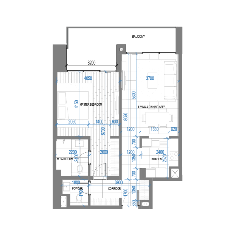Apartments plan