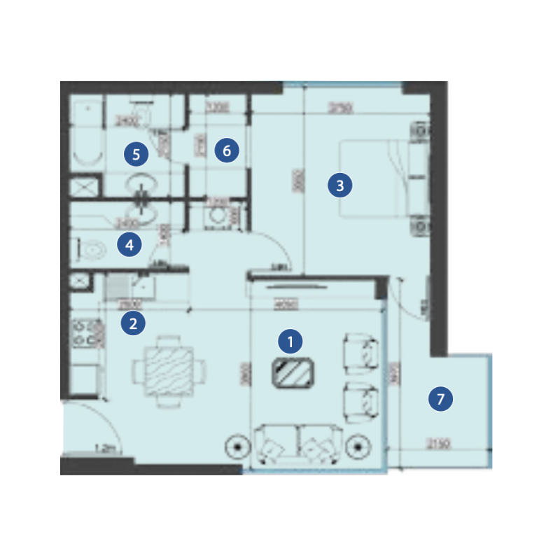 Apartments plan