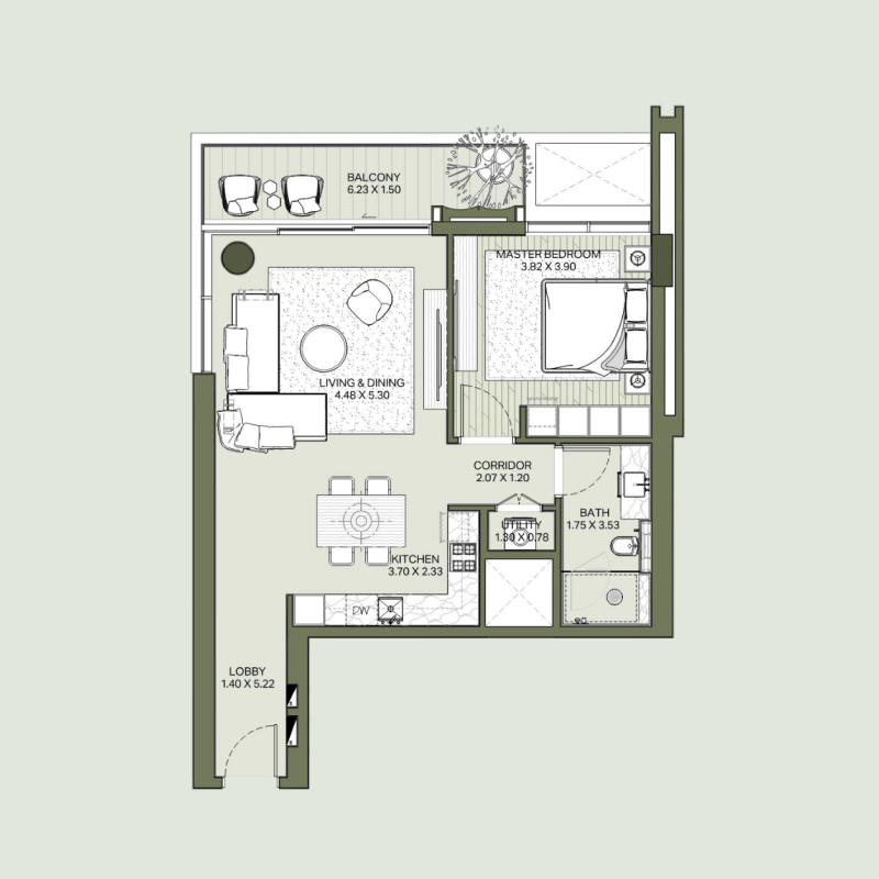 Apartments plan