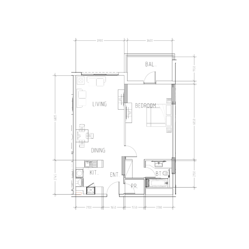 Apartments plan