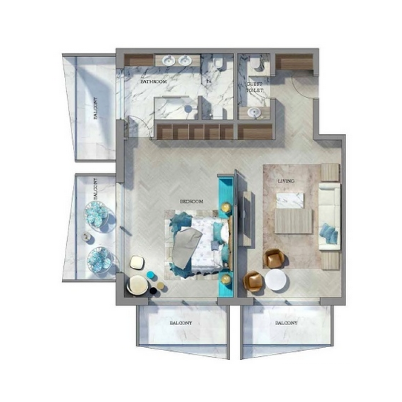 Hotel Apartments plan