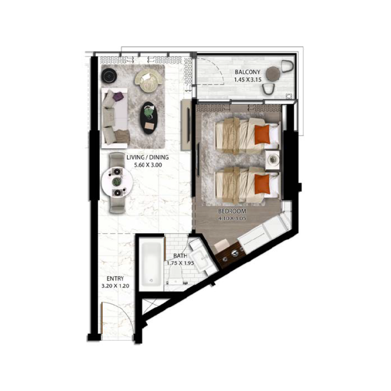 Hotel Apartments plan