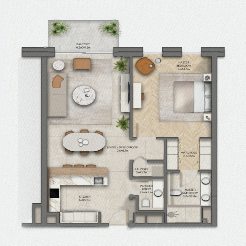 Apartments plan