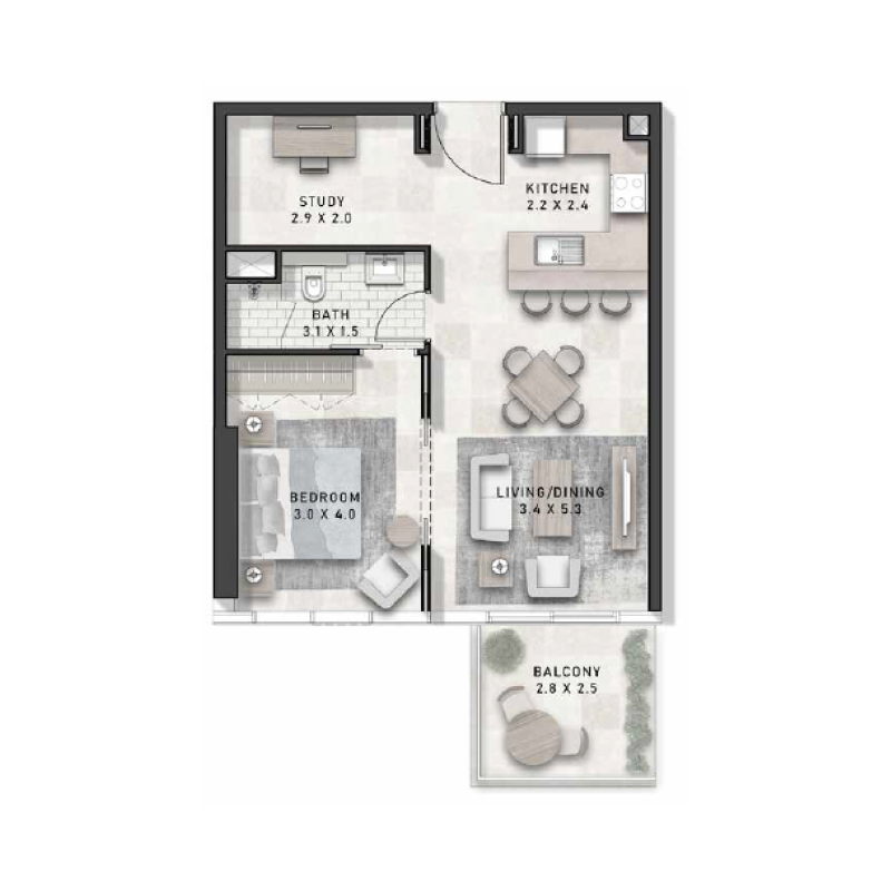 Apartments plan