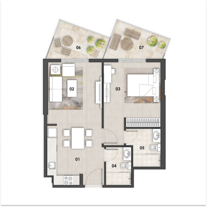 Apartments plan