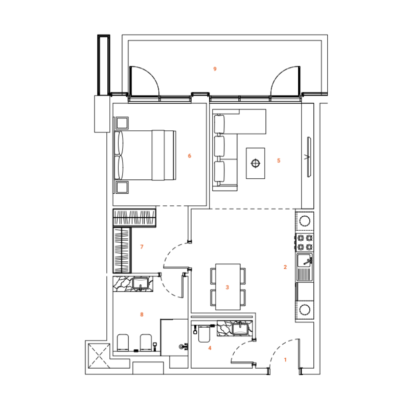 Apartments plan