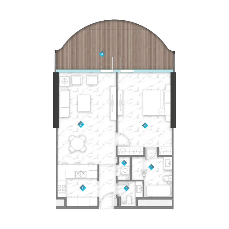 Apartments plan