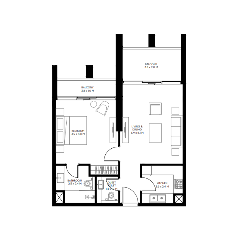 Apartments plan