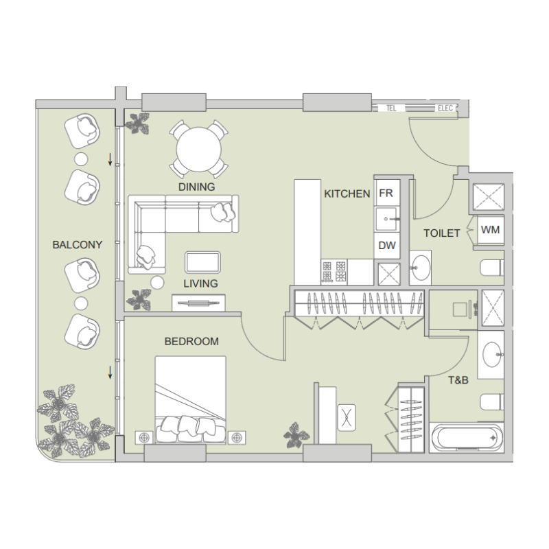 Apartments plan