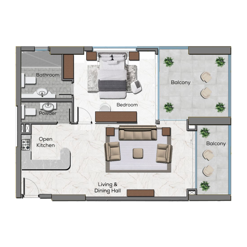 Apartments plan