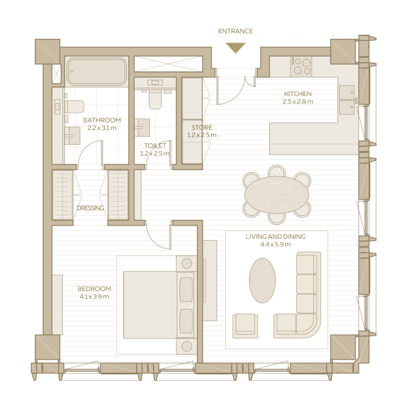 Apartments plan