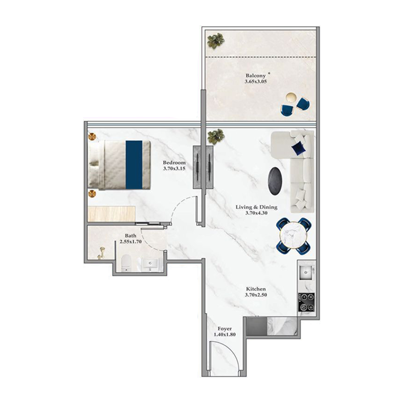 Apartments plan