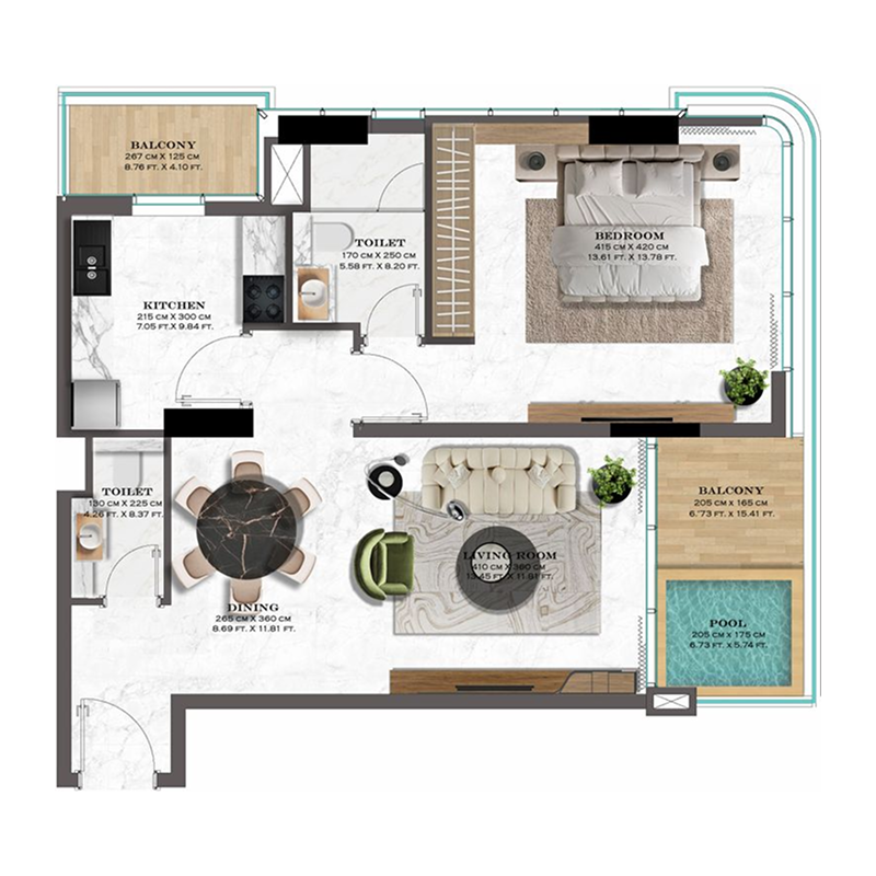 Apartments plan