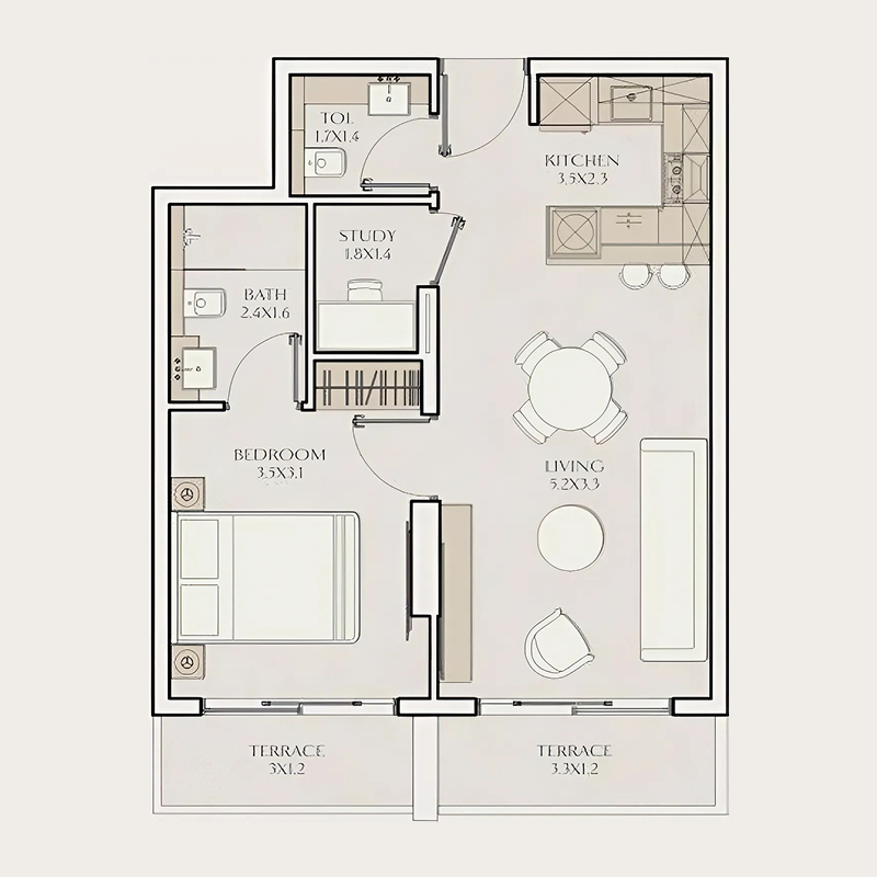 Apartments plan