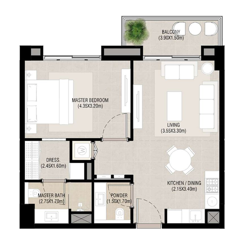 Apartments plan