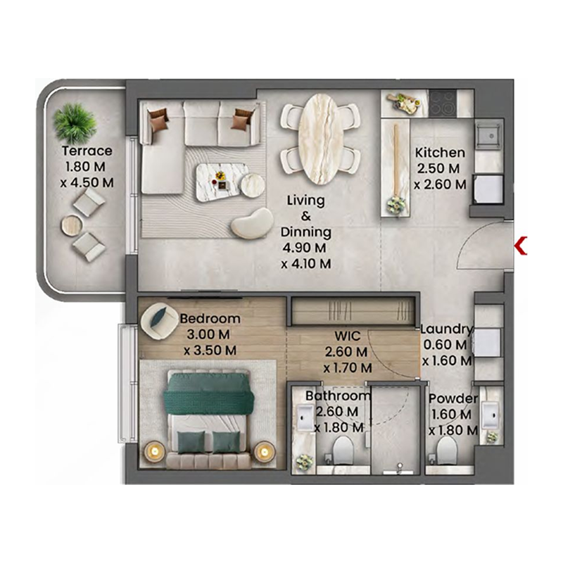 Apartments plan