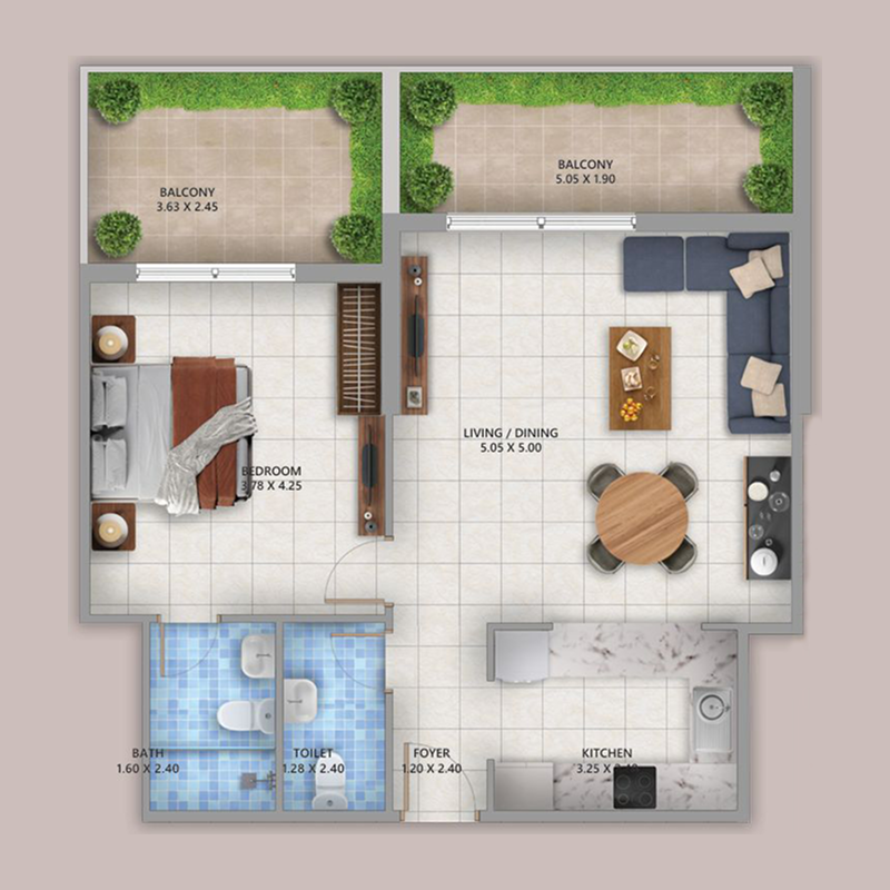 Apartments plan
