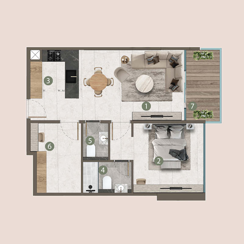 Apartments plan